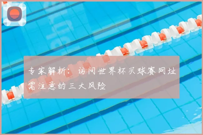 专家解析：访问世界杯买球赛网址需注意的三大风险